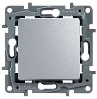 Переключатель без рамки Legrand Etika 1-кл. перекрестный алюминий картинка